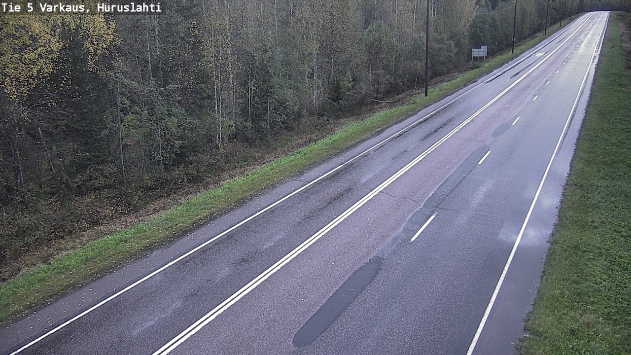 Weather Camera Image Road 5 Varkaus, Huruslahti, Varkaus, Pohjois-Savo