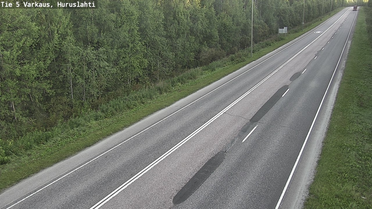 Weather Camera Image Väg 5 Varkaus, Huruslahti, Varkaus, Pohjois-Savo