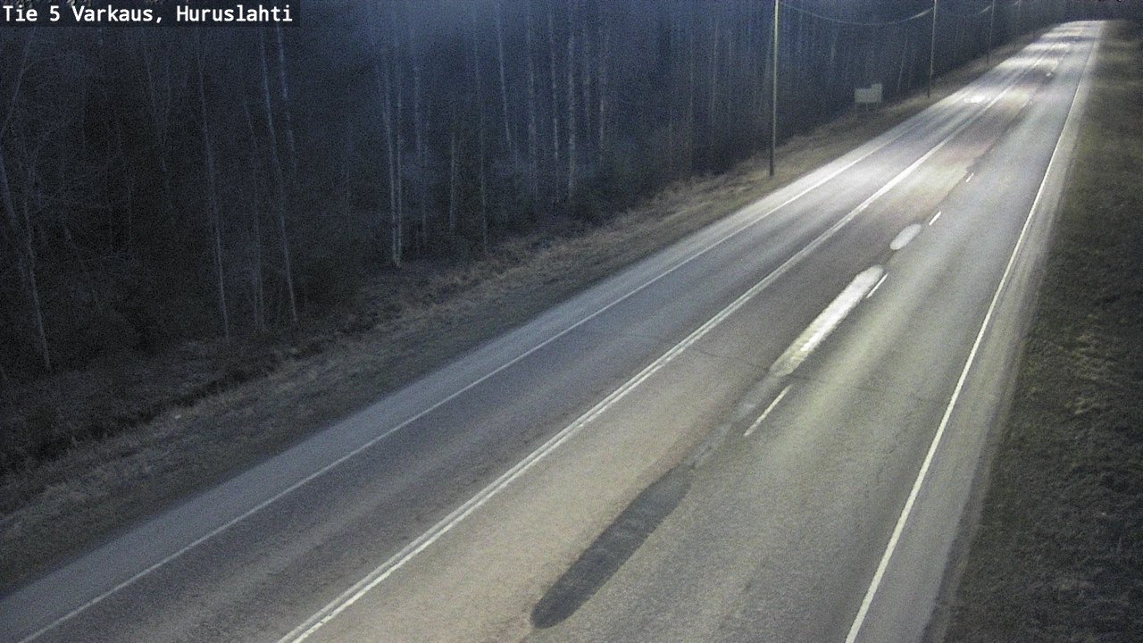 Weather Camera Image Väg 5 Varkaus, Huruslahti, Varkaus, Pohjois-Savo