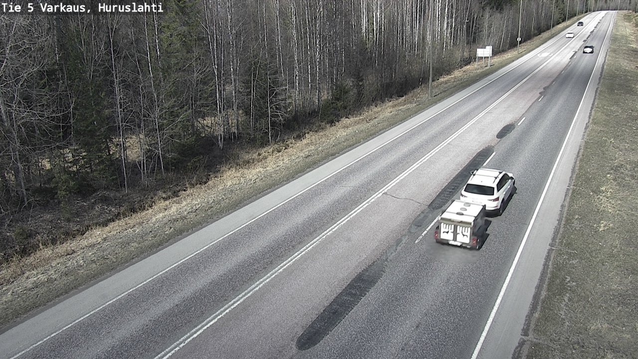 Weather Camera Image Väg 5 Varkaus, Huruslahti, Varkaus, Pohjois-Savo