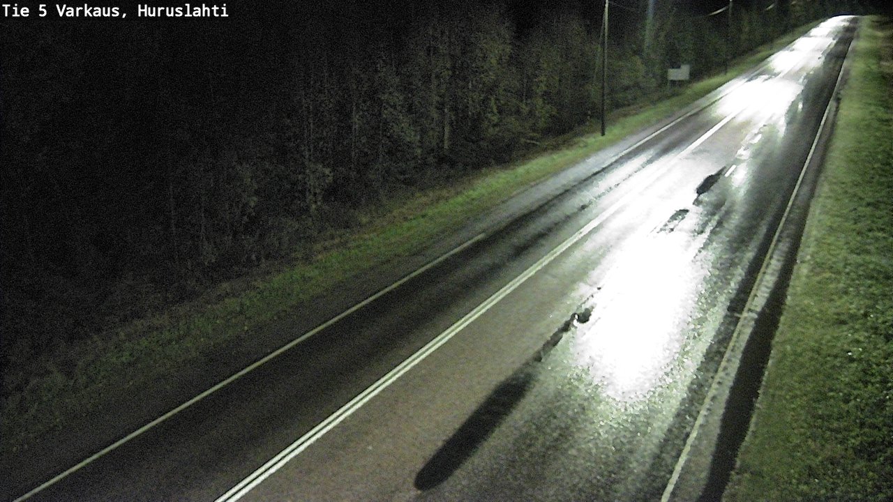 Weather Camera Image Road 5 Varkaus, Huruslahti, Varkaus, Pohjois-Savo
