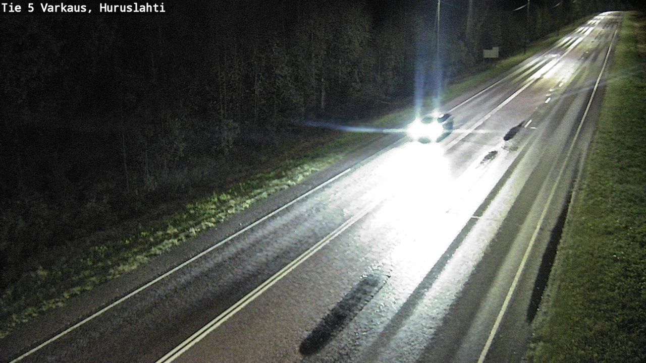 Weather Camera Image Road 5 Varkaus, Huruslahti, Varkaus, Pohjois-Savo