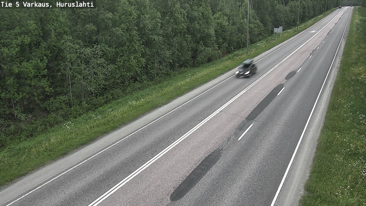 Weather Camera Image Road 5 Varkaus, Huruslahti, Varkaus, Pohjois-Savo