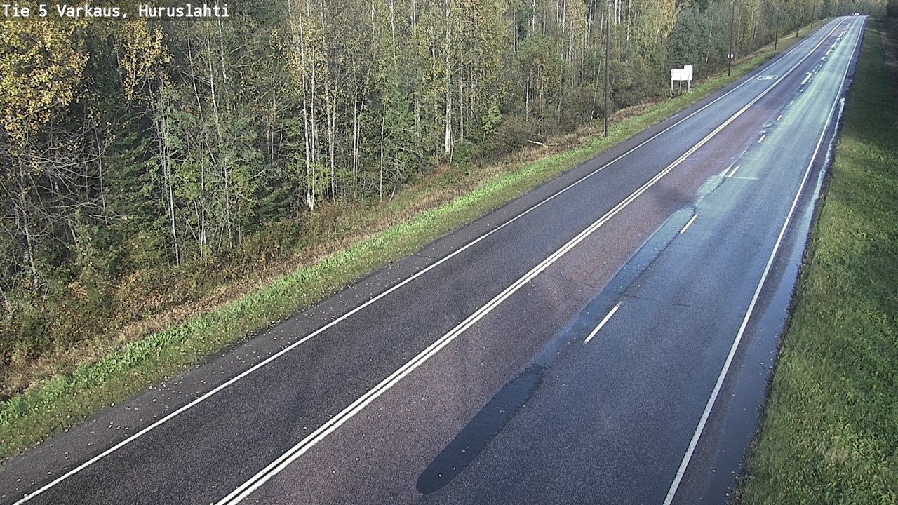 Weather Camera Image Road 5 Varkaus, Huruslahti, Varkaus, Pohjois-Savo