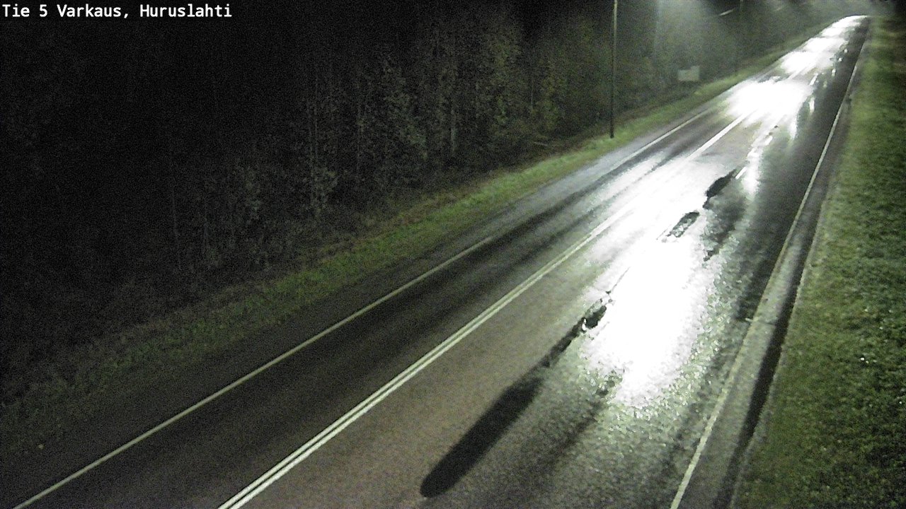 Weather Camera Image Road 5 Varkaus, Huruslahti, Varkaus, Pohjois-Savo