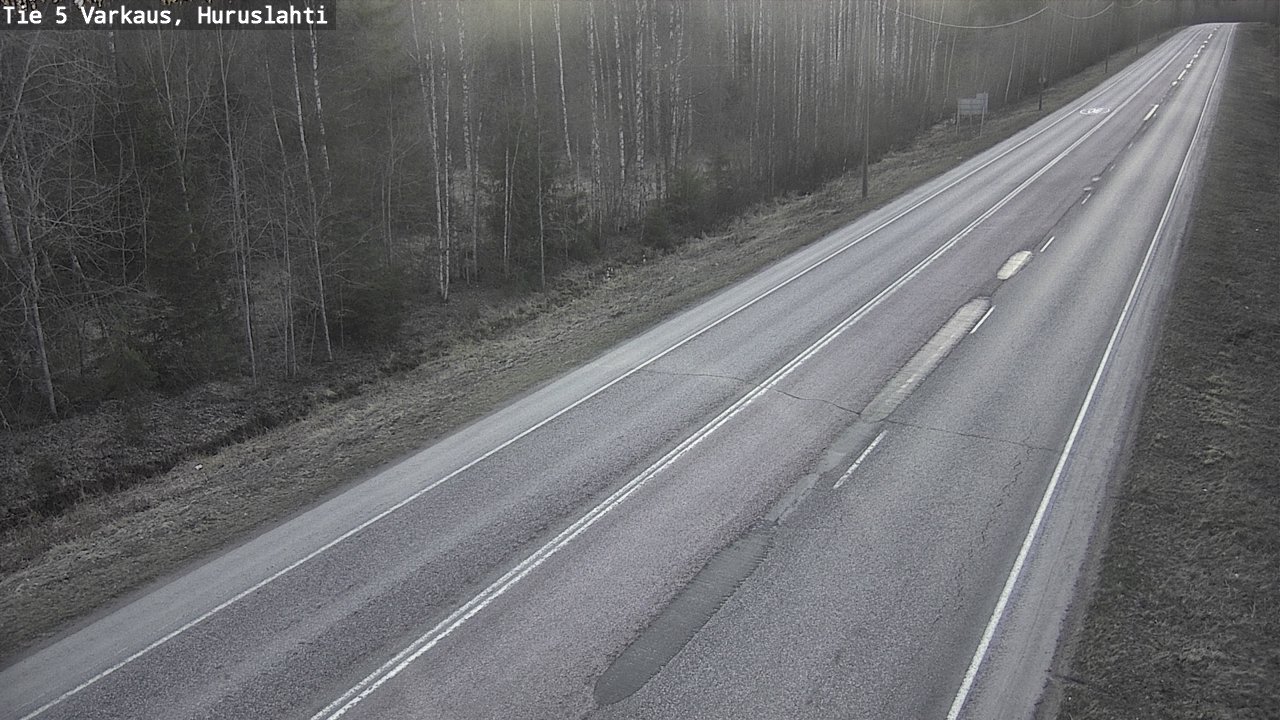 Weather Camera Image Väg 5 Varkaus, Huruslahti, Varkaus, Pohjois-Savo