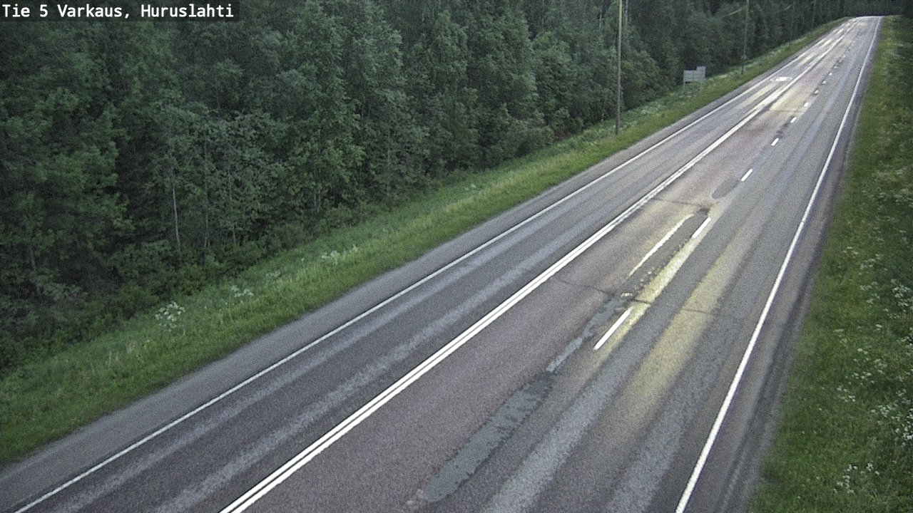 Weather Camera Image Road 5 Varkaus, Huruslahti, Varkaus, Pohjois-Savo