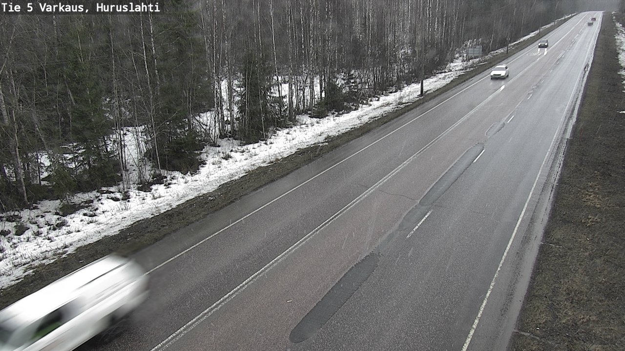 Weather Camera Image Road 5 Varkaus, Huruslahti, Varkaus, Pohjois-Savo