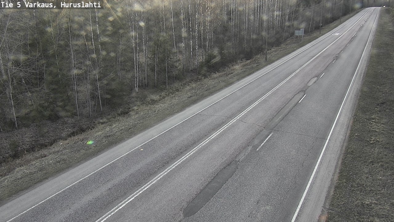 Weather Camera Image Väg 5 Varkaus, Huruslahti, Varkaus, Pohjois-Savo