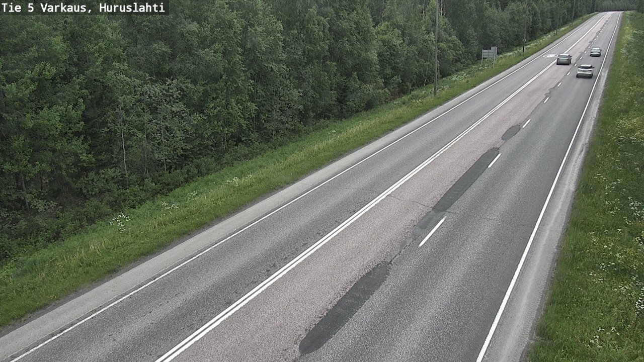Weather Camera Image Road 5 Varkaus, Huruslahti, Varkaus, Pohjois-Savo