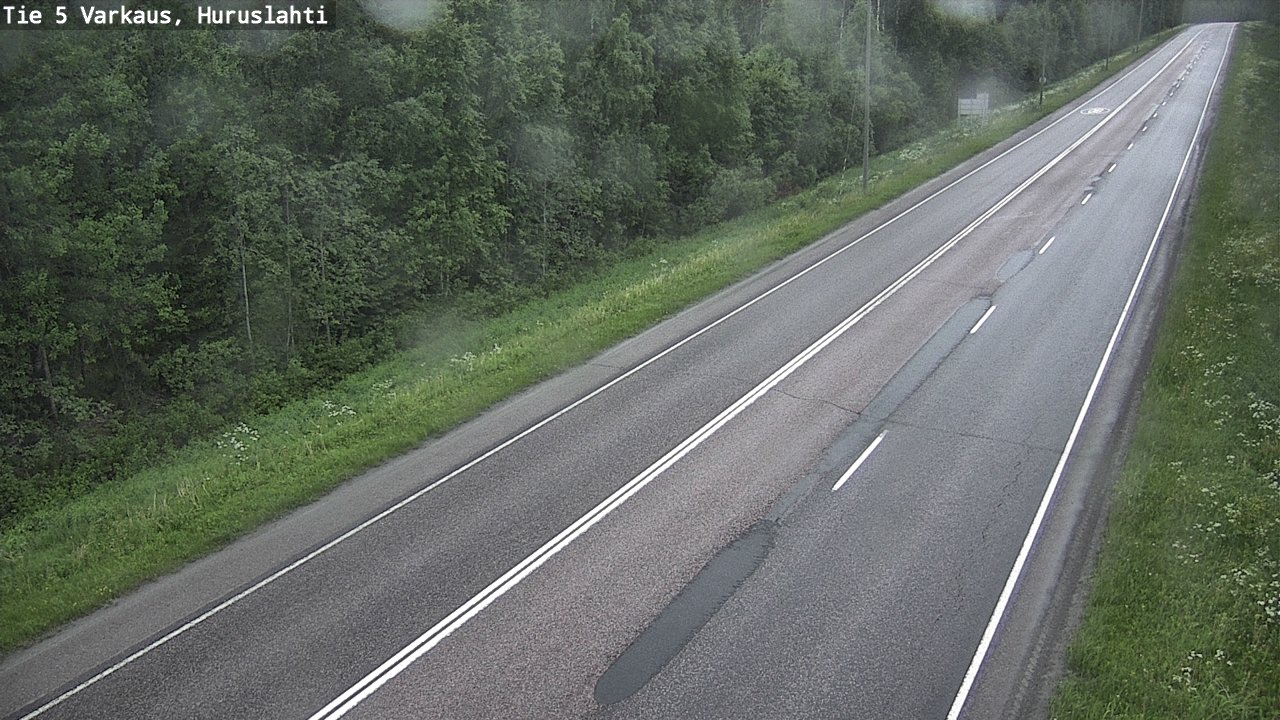 Weather Camera Image Road 5 Varkaus, Huruslahti, Varkaus, Pohjois-Savo