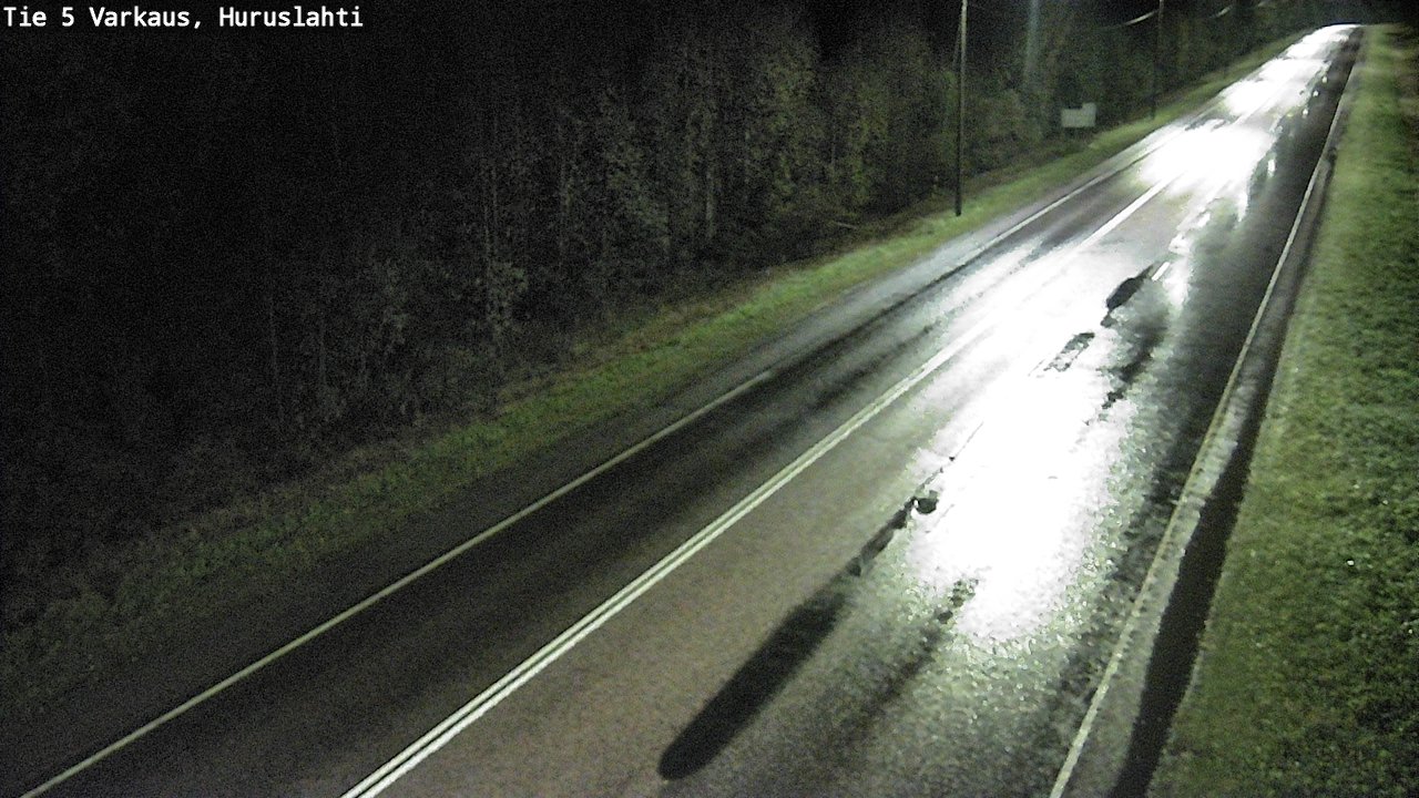 Weather Camera Image Road 5 Varkaus, Huruslahti, Varkaus, Pohjois-Savo