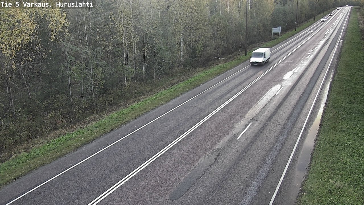 Weather Camera Image Road 5 Varkaus, Huruslahti, Varkaus, Pohjois-Savo
