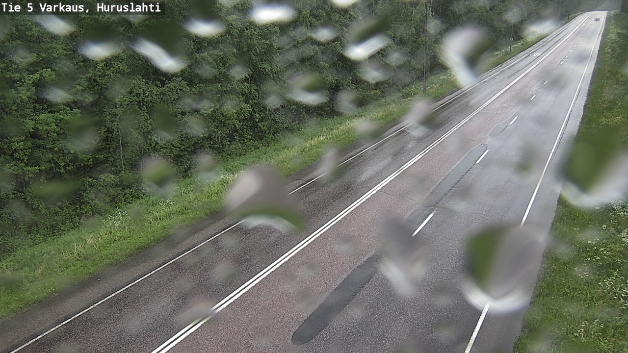 Weather Camera Image Road 5 Varkaus, Huruslahti, Varkaus, Pohjois-Savo