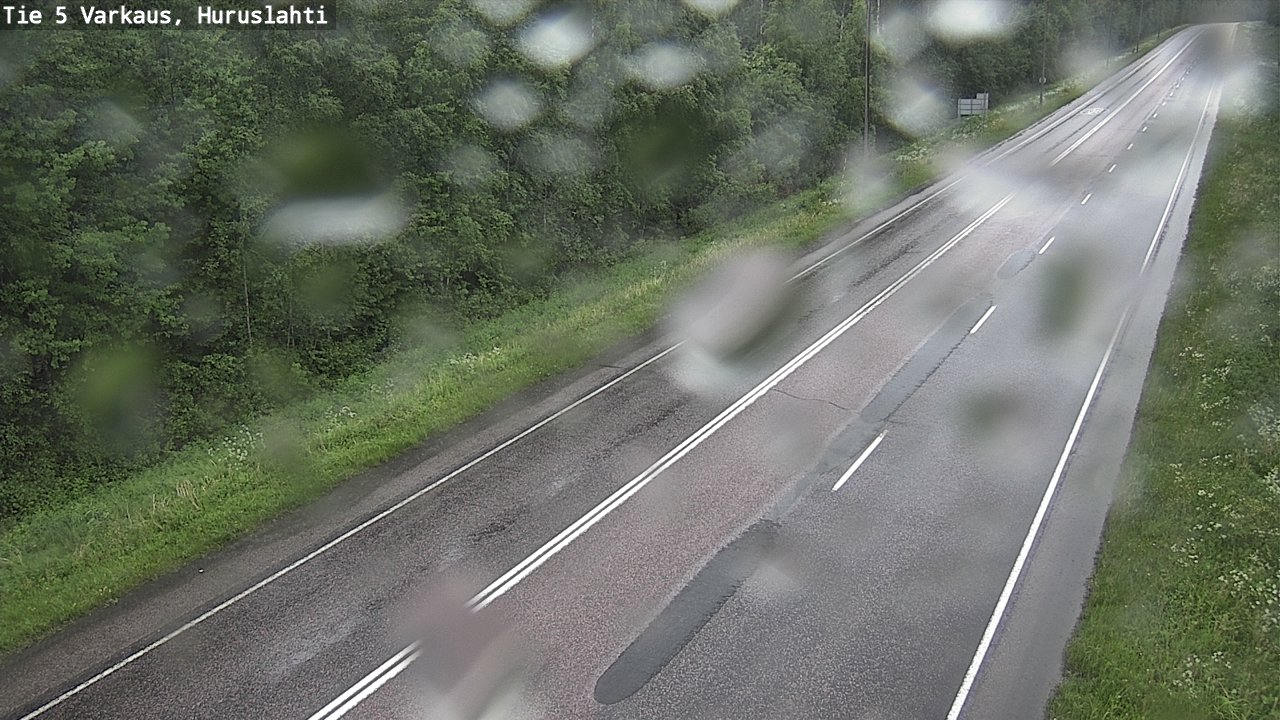 Weather Camera Image Road 5 Varkaus, Huruslahti, Varkaus, Pohjois-Savo