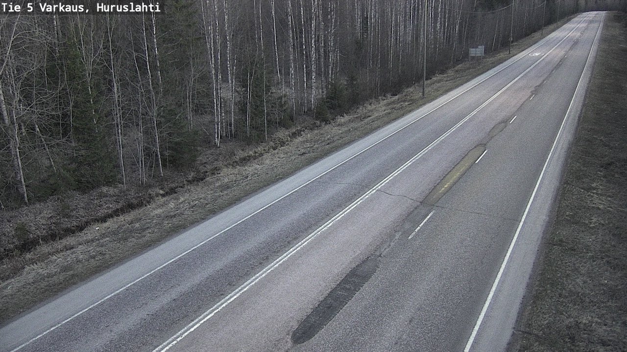 Weather Camera Image Road 5 Varkaus, Huruslahti, Varkaus, Pohjois-Savo