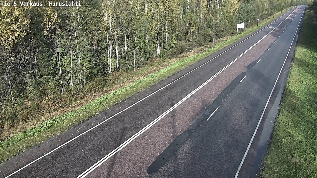Weather Camera Image Road 5 Varkaus, Huruslahti, Varkaus, Pohjois-Savo