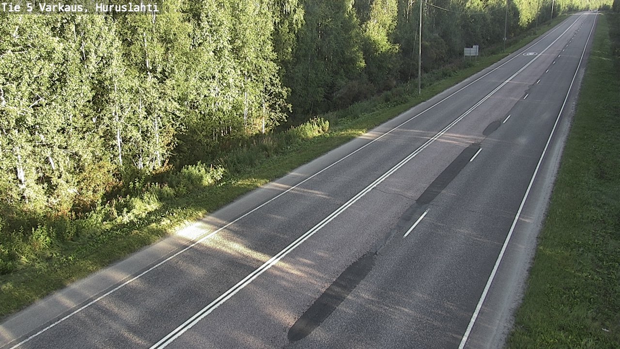 Weather Camera Image Väg 5 Varkaus, Huruslahti, Varkaus, Pohjois-Savo