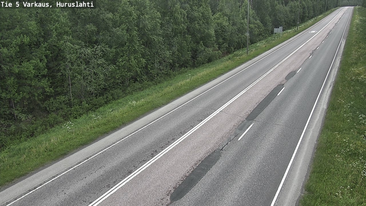 Weather Camera Image Road 5 Varkaus, Huruslahti, Varkaus, Pohjois-Savo