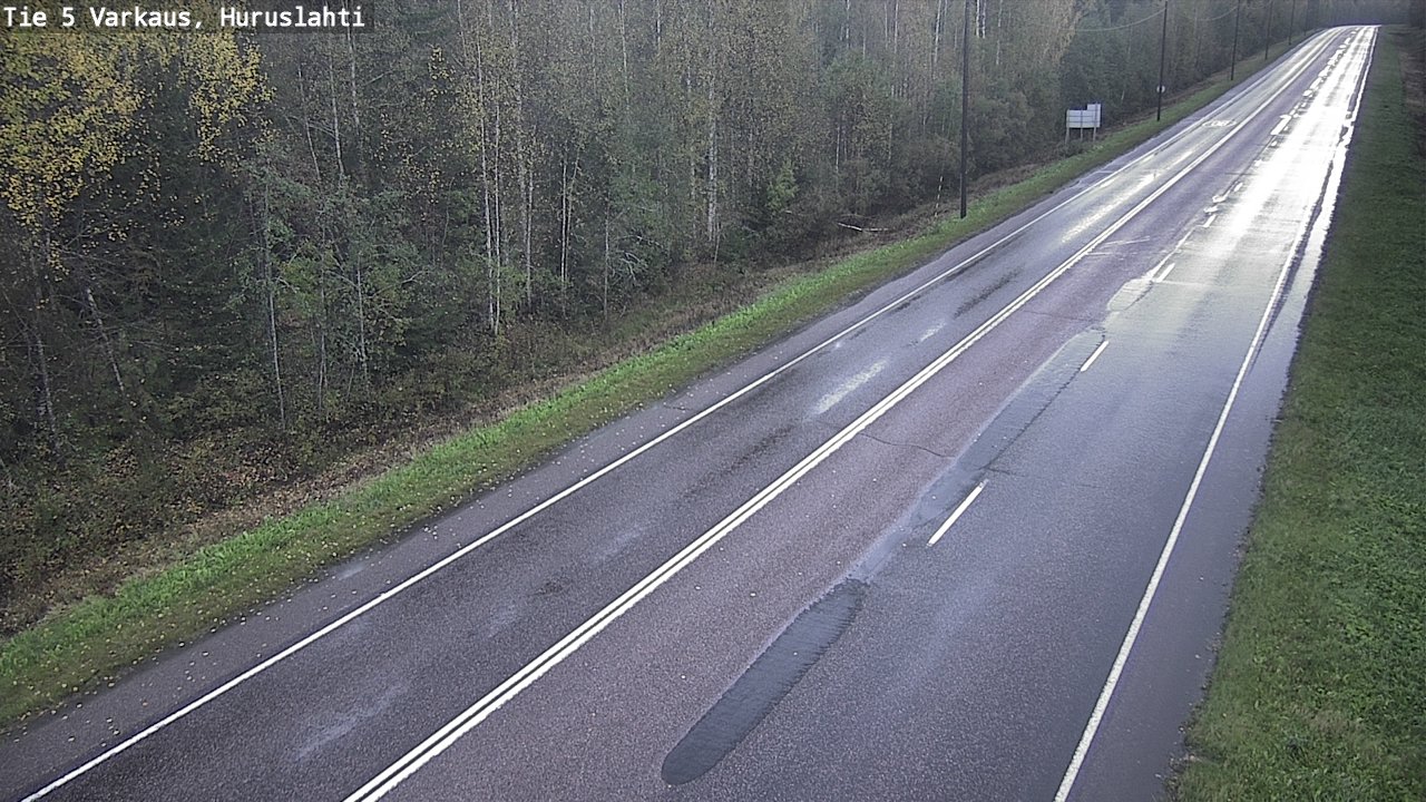 Weather Camera Image Road 5 Varkaus, Huruslahti, Varkaus, Pohjois-Savo