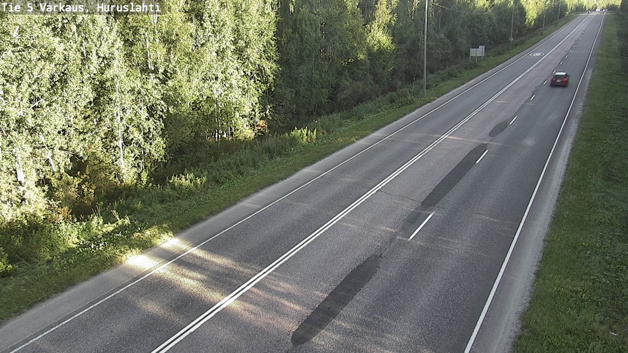 Weather Camera Image Väg 5 Varkaus, Huruslahti, Varkaus, Pohjois-Savo