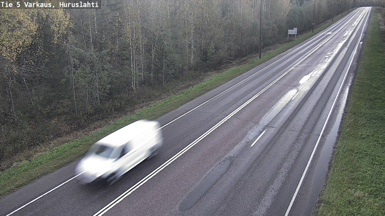 Weather Camera Image Road 5 Varkaus, Huruslahti, Varkaus, Pohjois-Savo