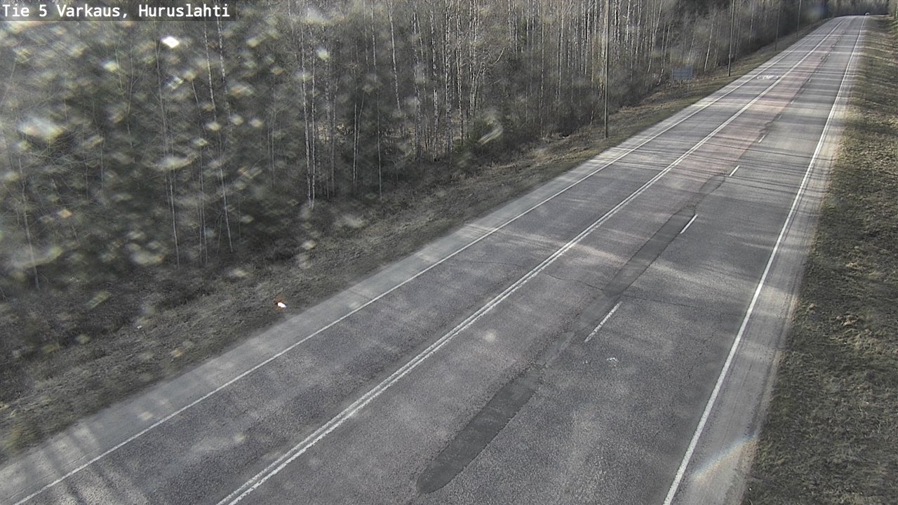 Weather Camera Image Väg 5 Varkaus, Huruslahti, Varkaus, Pohjois-Savo
