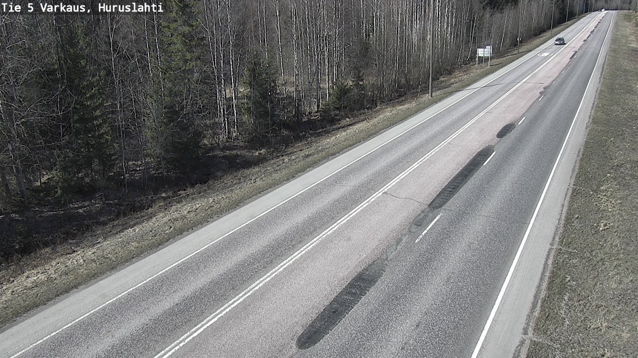 Weather Camera Image Väg 5 Varkaus, Huruslahti, Varkaus, Pohjois-Savo