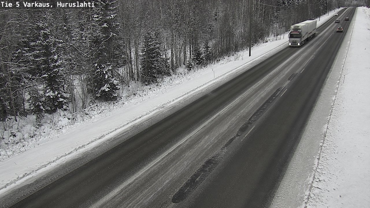 Weather Camera Image Väg 5 Varkaus, Huruslahti, Varkaus, Pohjois-Savo
