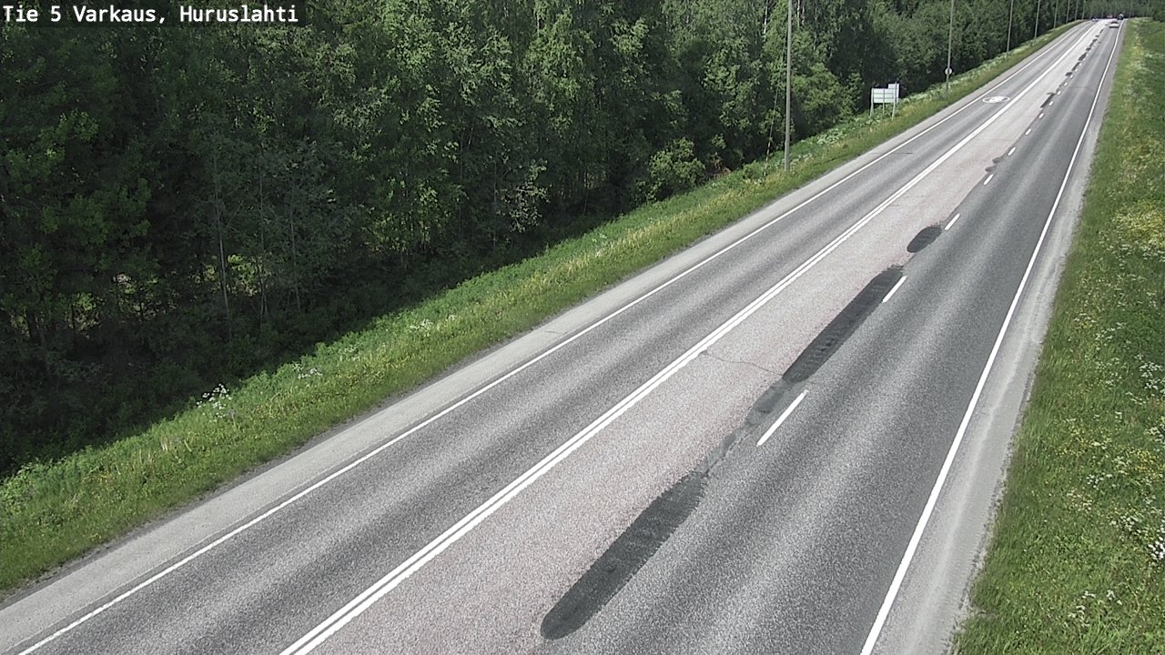 Weather Camera Image Road 5 Varkaus, Huruslahti, Varkaus, Pohjois-Savo