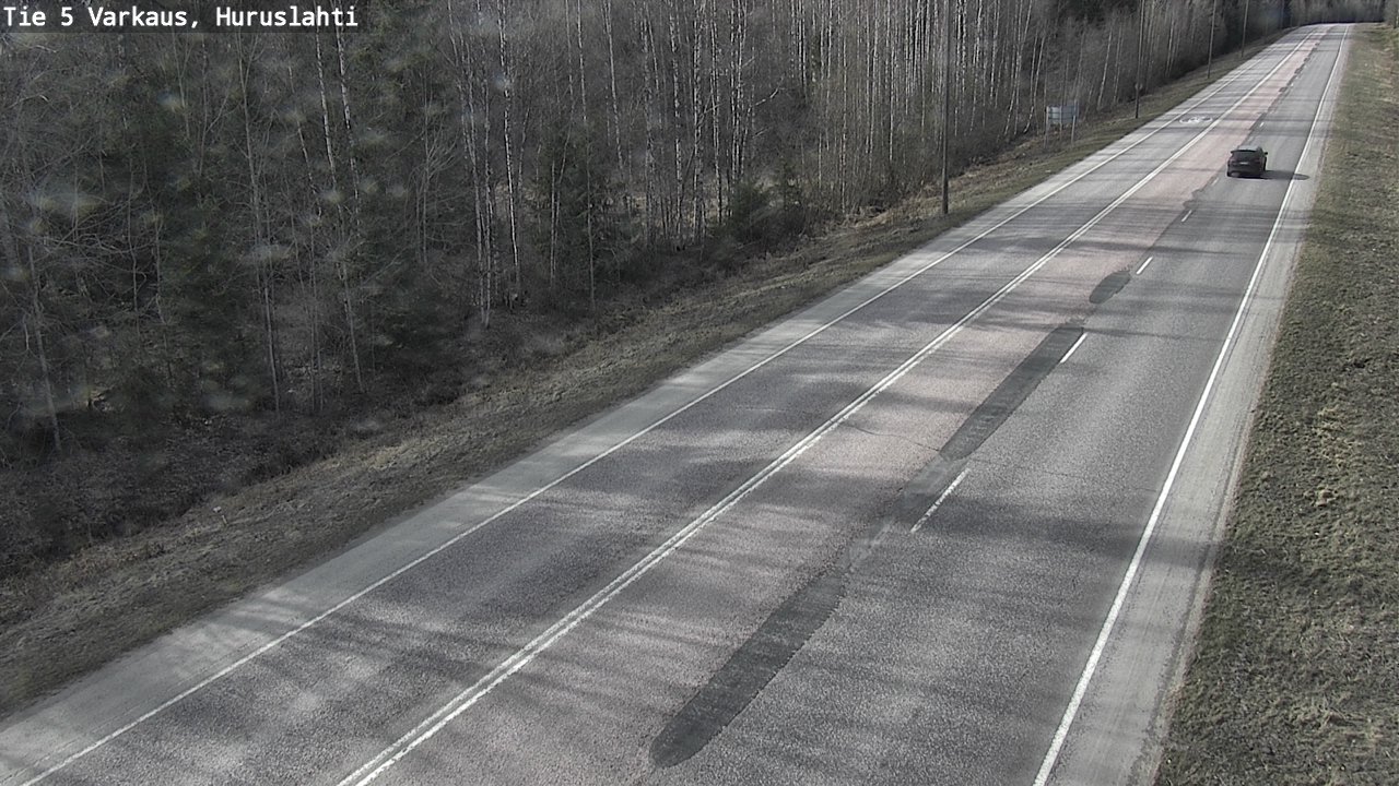 Weather Camera Image Väg 5 Varkaus, Huruslahti, Varkaus, Pohjois-Savo