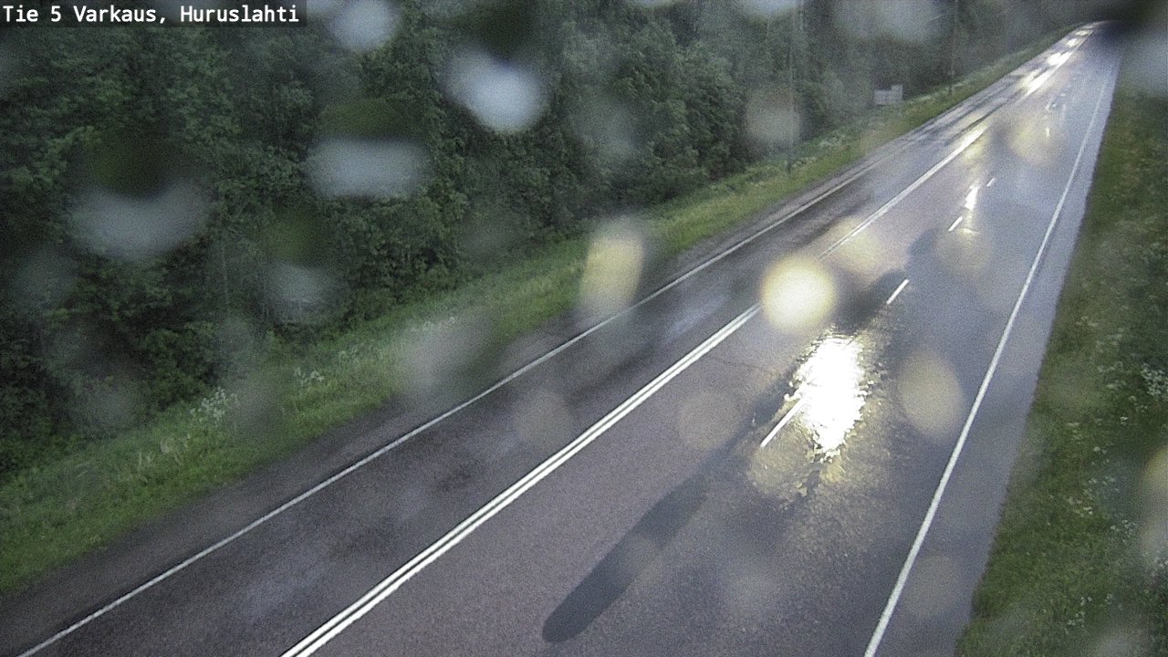 Weather Camera Image Road 5 Varkaus, Huruslahti, Varkaus, Pohjois-Savo