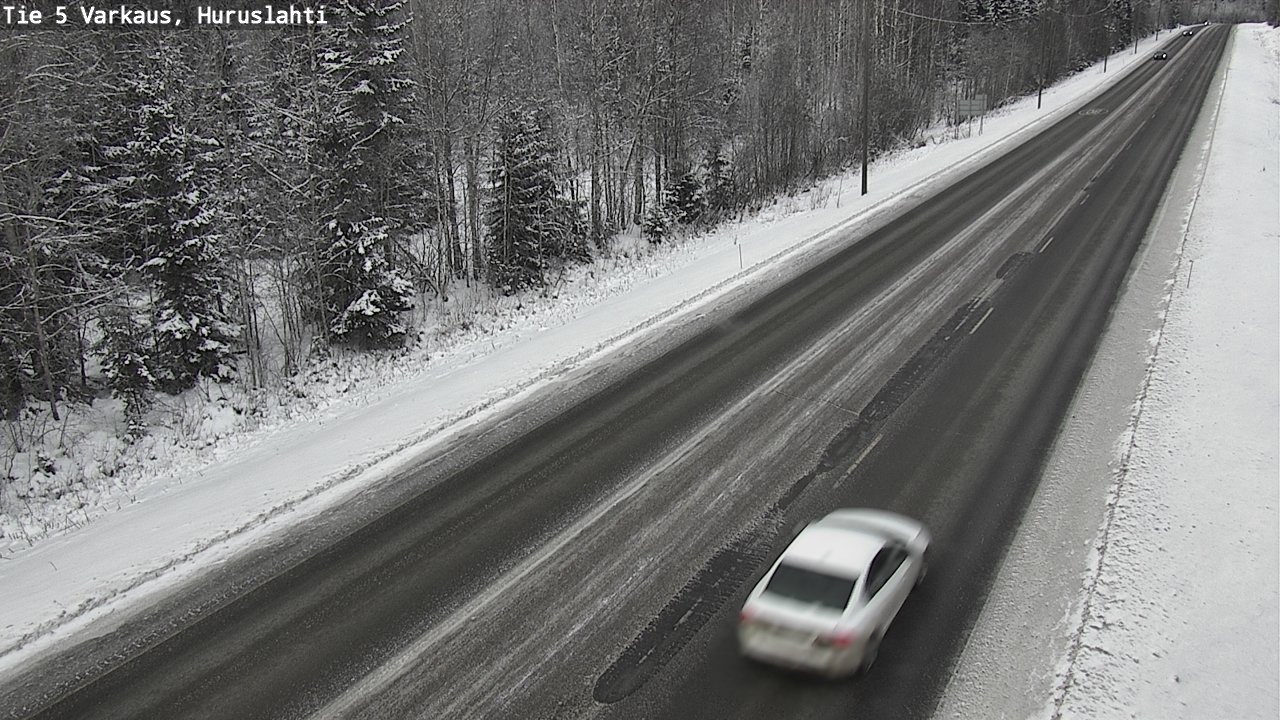 Weather Camera Image Road 5 Varkaus, Huruslahti, Varkaus, Pohjois-Savo