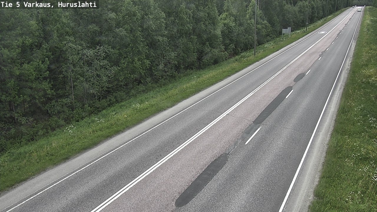 Weather Camera Image Road 5 Varkaus, Huruslahti, Varkaus, Pohjois-Savo