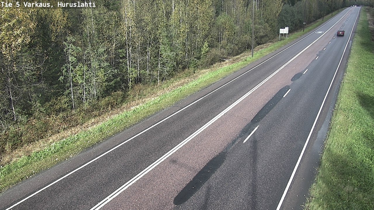 Weather Camera Image Road 5 Varkaus, Huruslahti, Varkaus, Pohjois-Savo