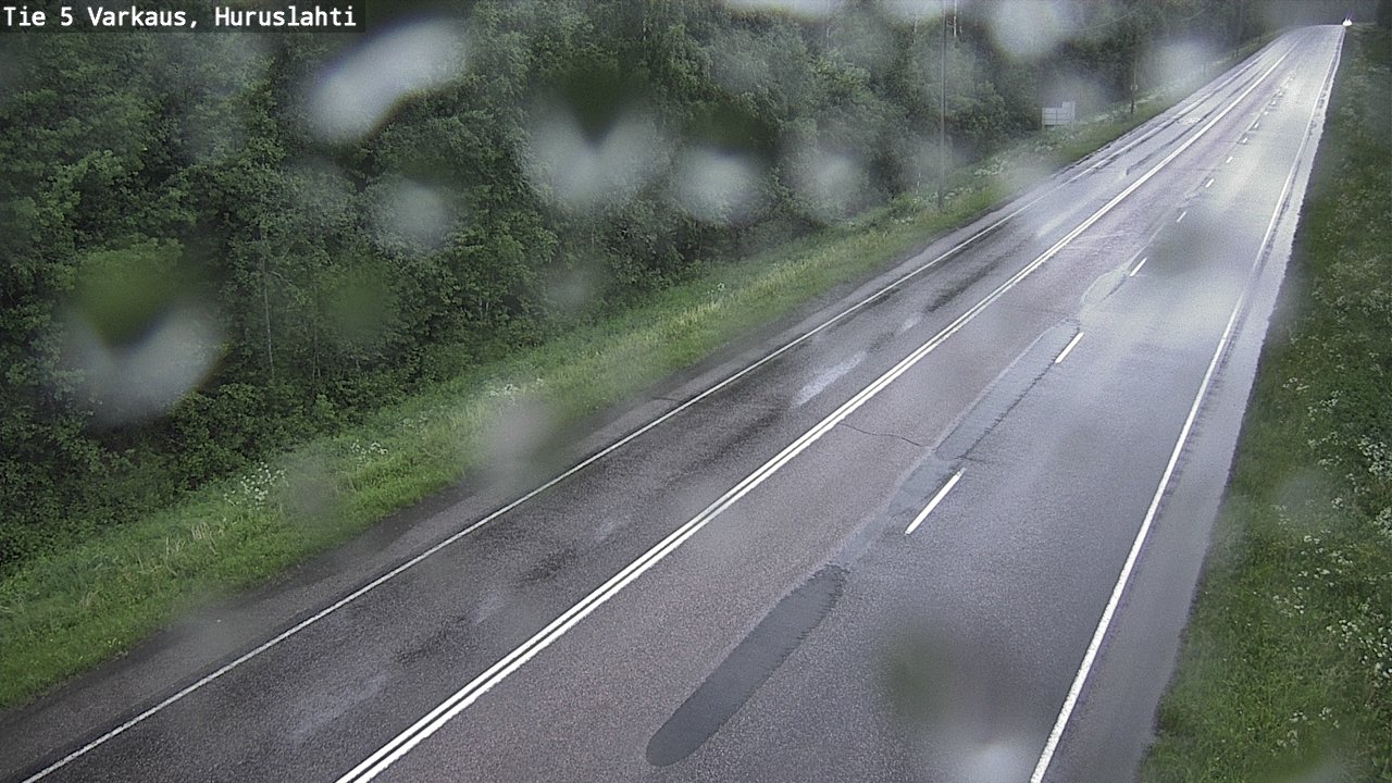 Weather Camera Image Road 5 Varkaus, Huruslahti, Varkaus, Pohjois-Savo