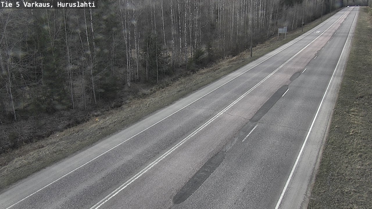 Weather Camera Image Väg 5 Varkaus, Huruslahti, Varkaus, Pohjois-Savo