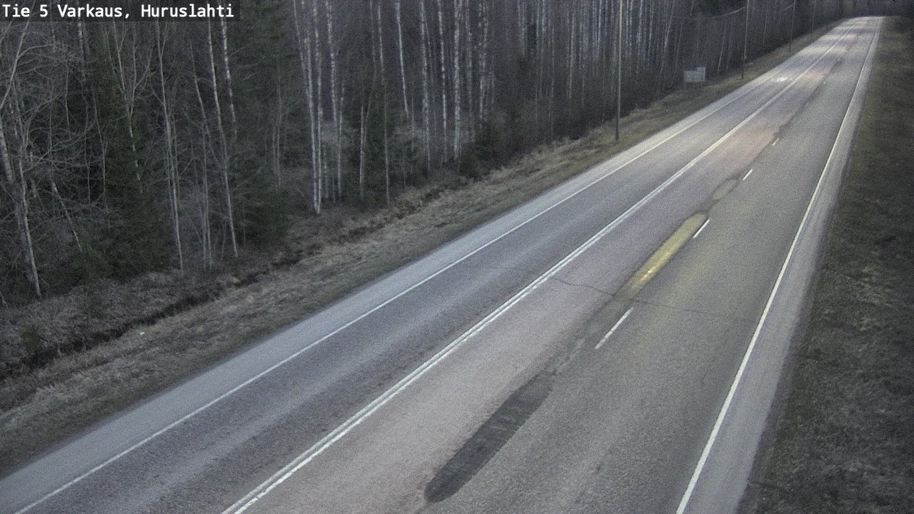 Weather Camera Image Road 5 Varkaus, Huruslahti, Varkaus, Pohjois-Savo