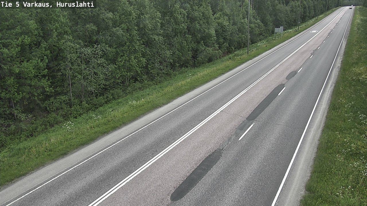 Weather Camera Image Road 5 Varkaus, Huruslahti, Varkaus, Pohjois-Savo