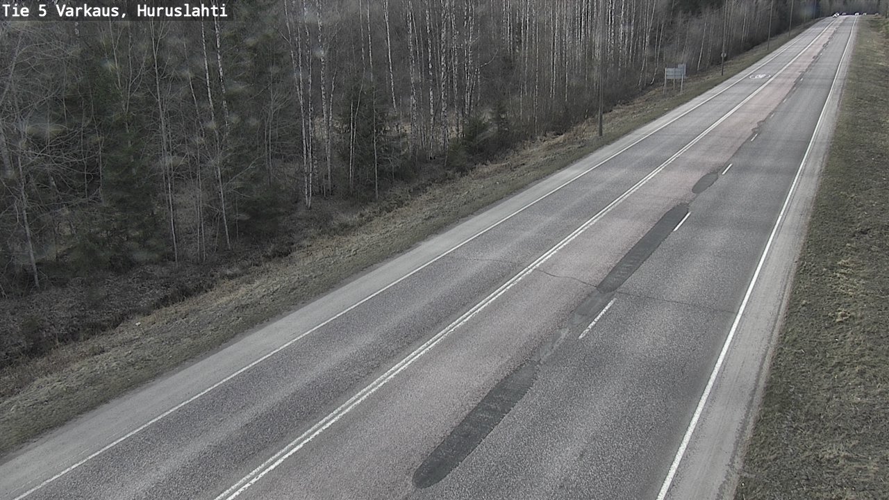 Weather Camera Image Väg 5 Varkaus, Huruslahti, Varkaus, Pohjois-Savo