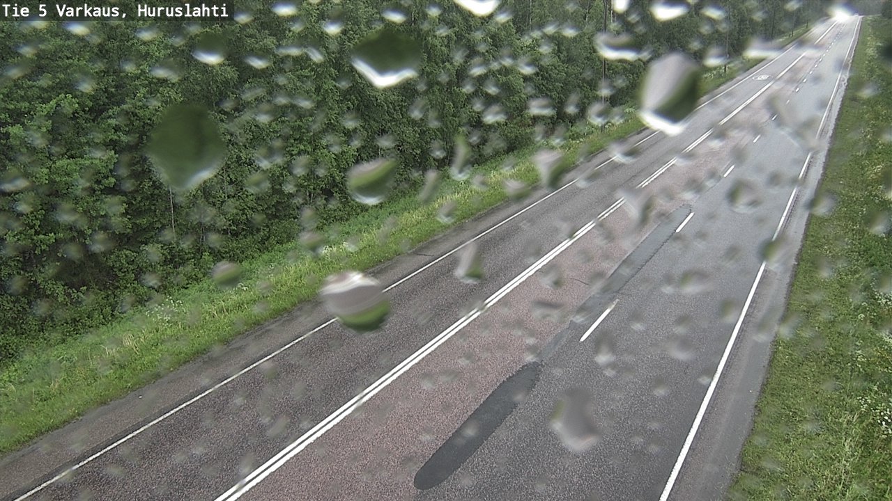 Weather Camera Image Väg 5 Varkaus, Huruslahti, Varkaus, Pohjois-Savo
