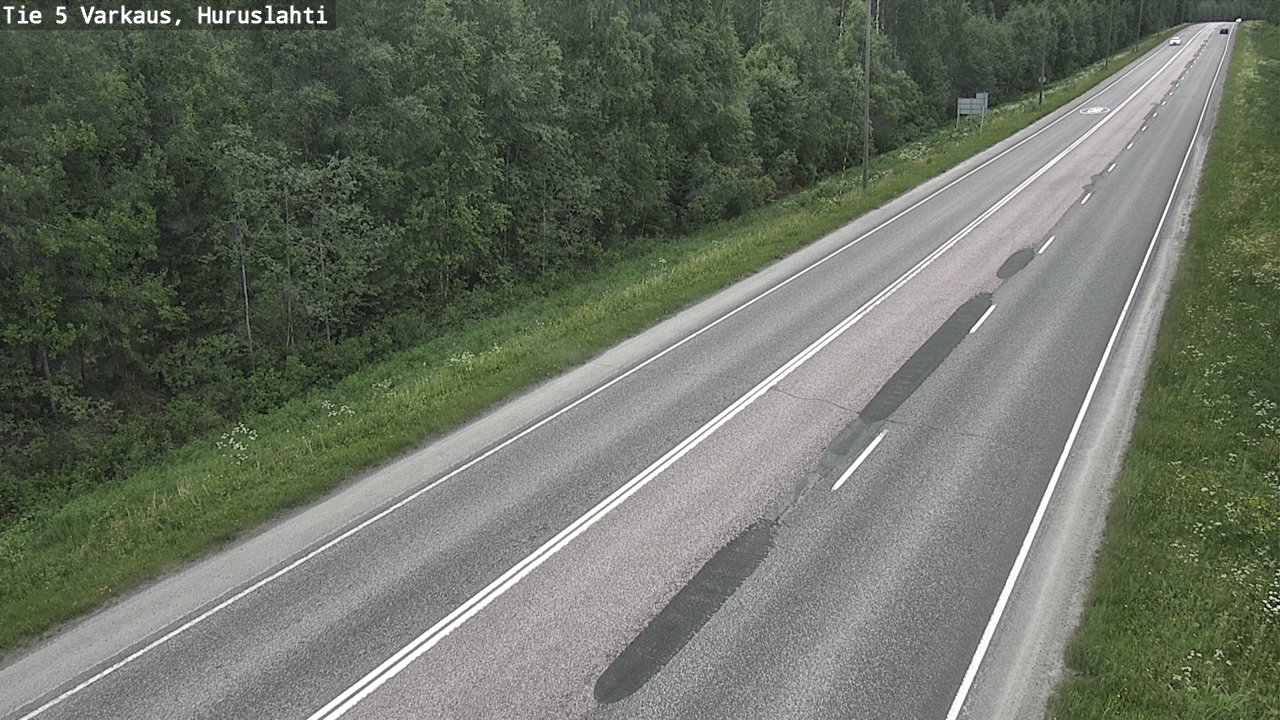 Weather Camera Image Road 5 Varkaus, Huruslahti, Varkaus, Pohjois-Savo