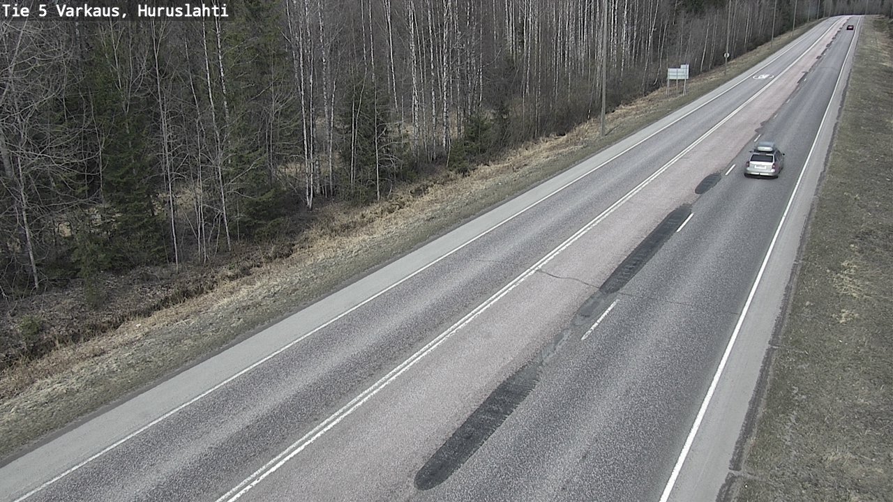 Weather Camera Image Väg 5 Varkaus, Huruslahti, Varkaus, Pohjois-Savo