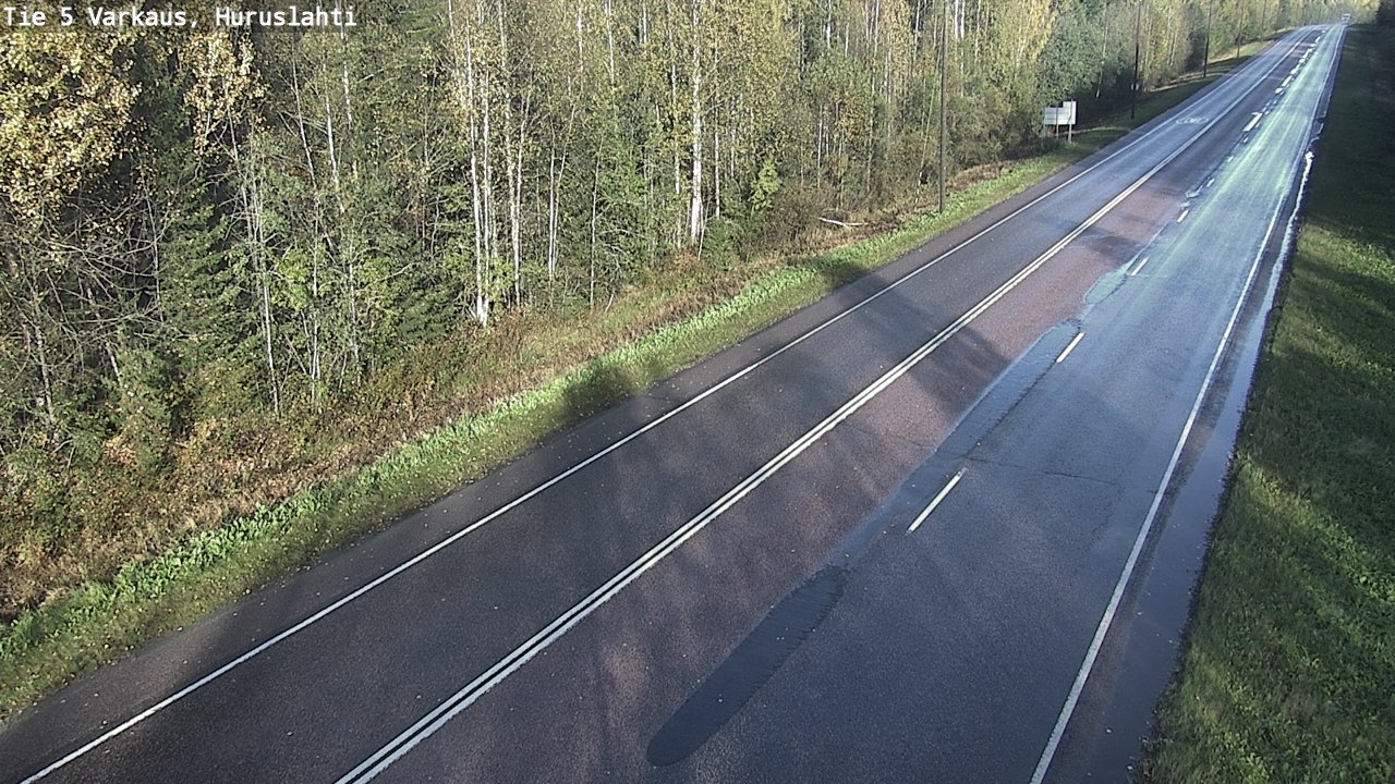 Weather Camera Image Road 5 Varkaus, Huruslahti, Varkaus, Pohjois-Savo