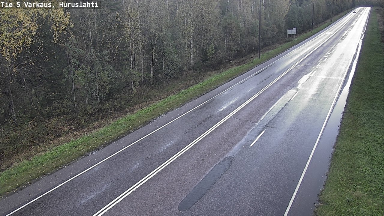 Weather Camera Image Road 5 Varkaus, Huruslahti, Varkaus, Pohjois-Savo