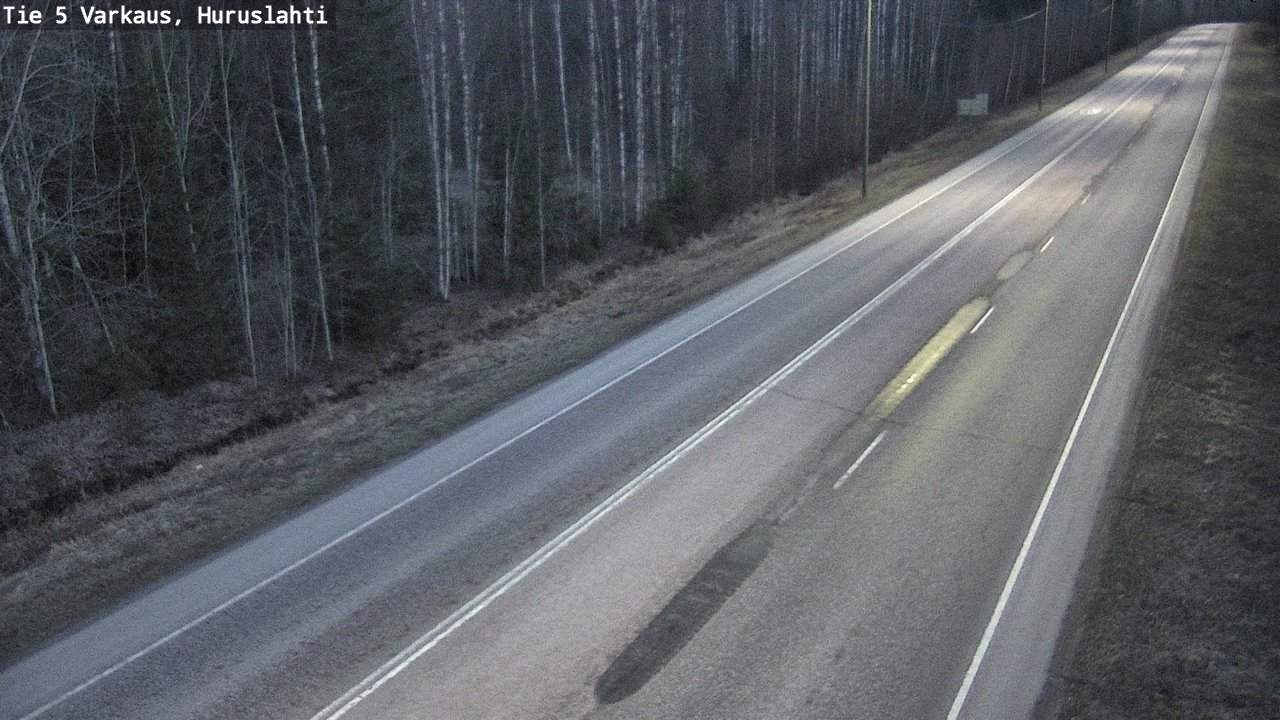 Weather Camera Image Road 5 Varkaus, Huruslahti, Varkaus, Pohjois-Savo
