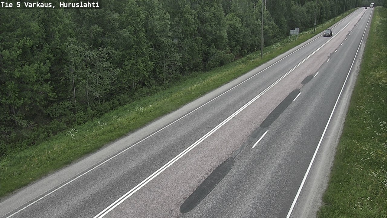 Weather Camera Image Road 5 Varkaus, Huruslahti, Varkaus, Pohjois-Savo