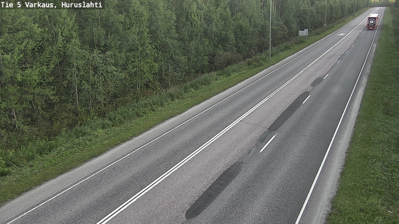 Weather Camera Image Väg 5 Varkaus, Huruslahti, Varkaus, Pohjois-Savo
