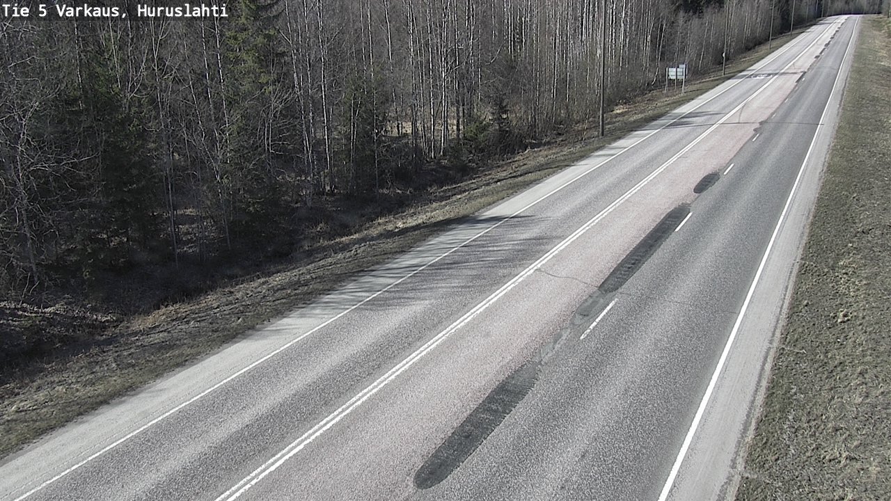 Weather Camera Image Väg 5 Varkaus, Huruslahti, Varkaus, Pohjois-Savo