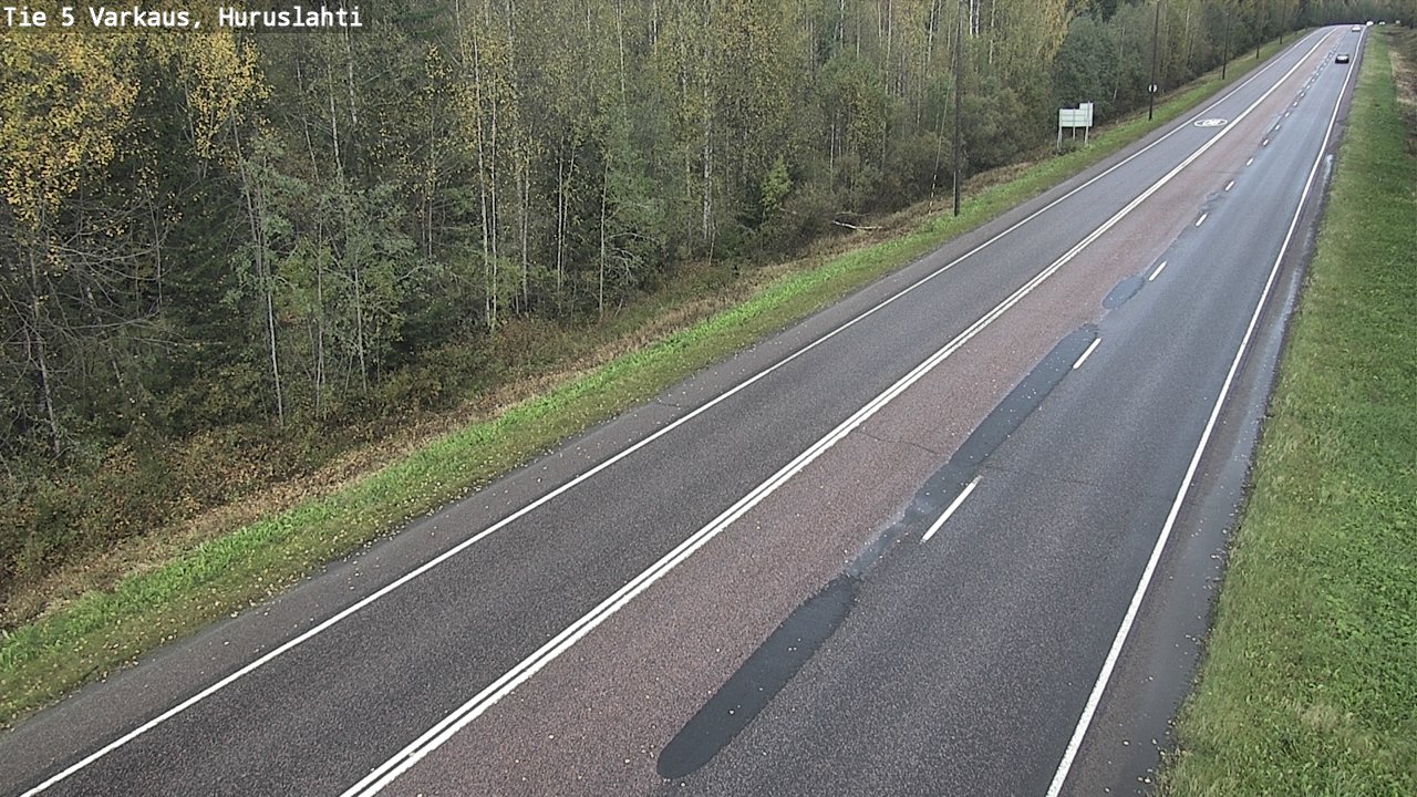 Weather Camera Image Road 5 Varkaus, Huruslahti, Varkaus, Pohjois-Savo